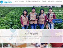 Tablet Screenshot of instituto-idema.org